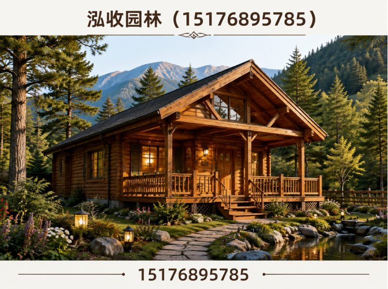 阿坝防腐木凉亭展示图